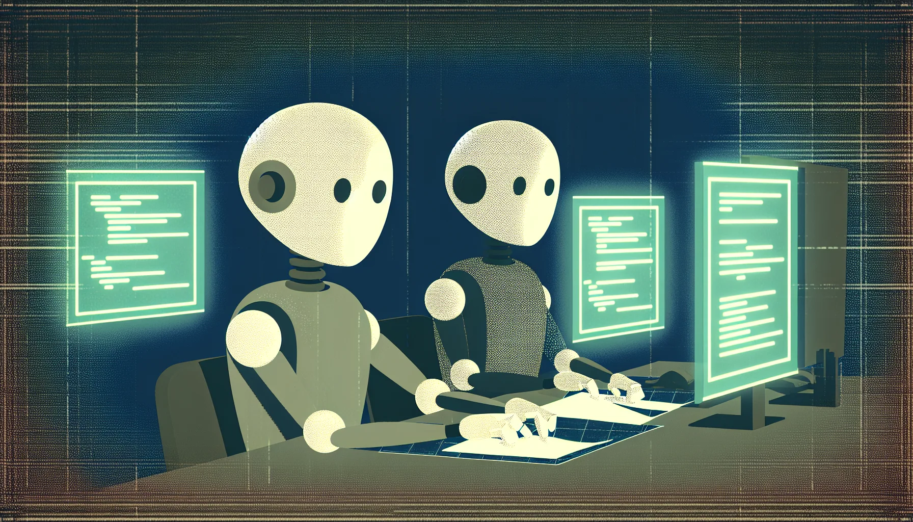 Два AI-инструмента - Claude Code и Cursor - на рабочем столе разработчика