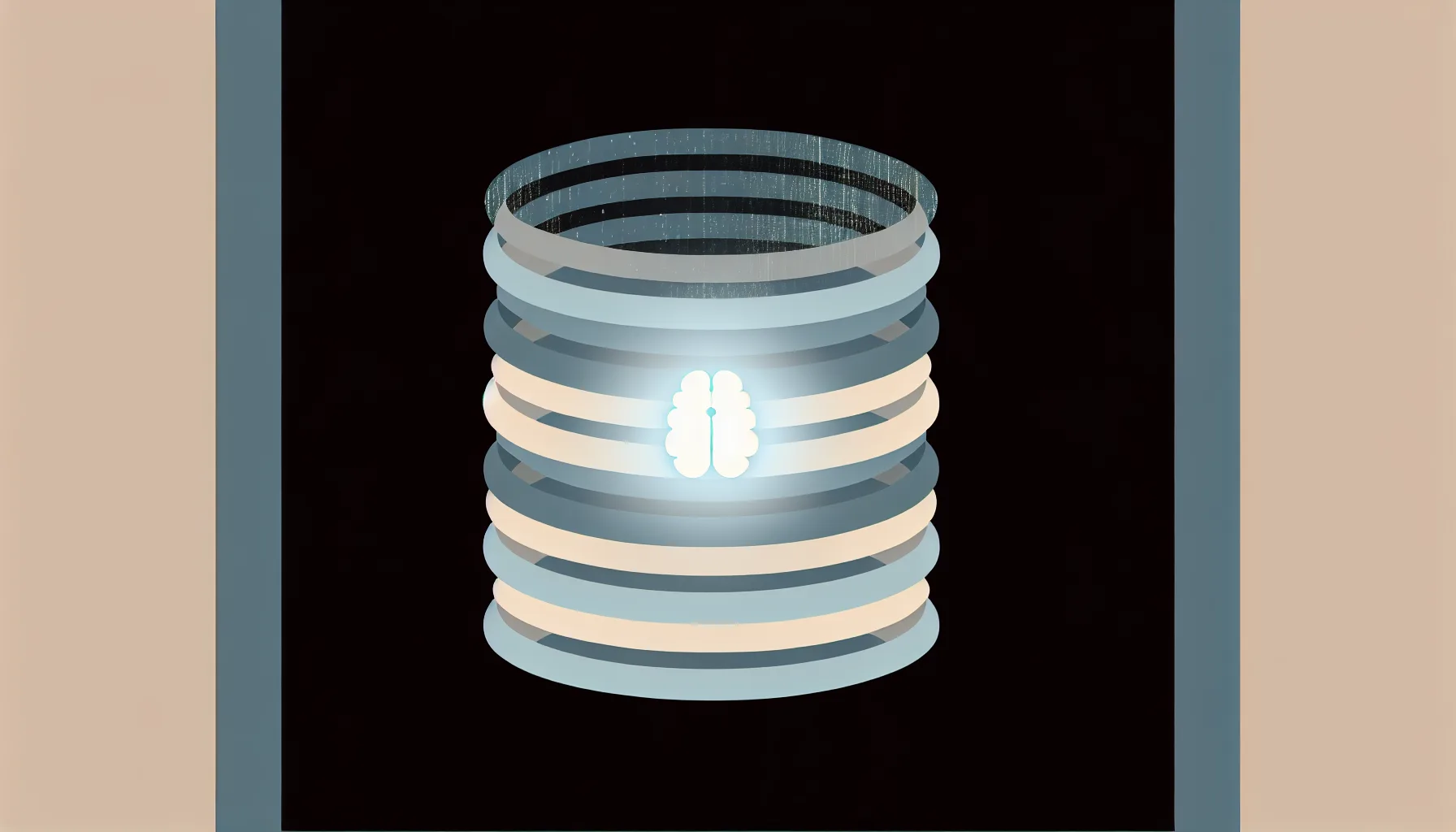 Башня из концентрических щитов защиты с AI-мозгом в центре